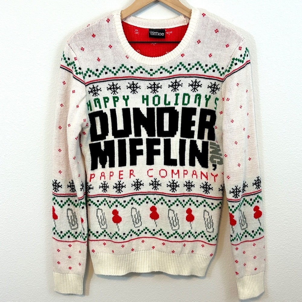 The office Dunder Mifflin Ugly Christmas Sweater